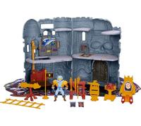 Masters of the Universe Coffret Château des Ombres avec Tapis de Jeu et Figurine en Combinaison Spatiale, Pont-Levis en Forme de mâchoire et Autres Éléments et Accessoires, JKH87