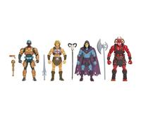 Masters of The Universe Coffret de 4 Figurines articulées de 14 cm, Look du Film 2026 avec 1 Figurine Exclusive, 14 articulations, Galitzine Elba Björnsson, JKJ33