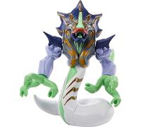 Masters of the Universe Figurine articulée et He-Man de luxe King Hiss avec mouvement d'action Savage Attack
