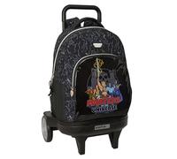Masters of The Universe - Grand Sac à Dos à roulettes, Compact évolution, Amovible, idéal pour Les Enfants de différents âges, Confortable et Polyvalent, qualité et résistance, 33 x 22 x 45 cm