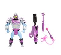 Masters of the Universe Les Maîtres de l’Univers Origins et Transformers Skeletor en Armure de Megatron, Figurine articulée de 14 cm avec Accessoires et Mini-Bande dessinée, JGT16