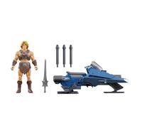 Masters of The Universe Musclor et Sky Sled Les Maîtres de l’Univers véhicule et Figurine de 14 cm avec Lanceur et projectiles, inspirés du Film de 2026, JMJ22