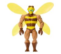 Les Maîtres de l’Univers Origins Bourdon Figurine articulée de 14 cm Collection Cartoon, Roi des Hommes-Insectes dans la série télévisée des années 1980, avec Ailes, Lunettes et Javelot, JBM88