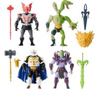 Masters of the Universe Origins Battle pour Eternia Lot de 4 figurines 14 cm avec accessoires