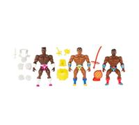 Masters of the Universe Origins Lot de 3 figurines Rulers of The Sun : Kikto, hologramme et Zap-Man