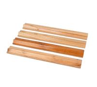Masters Wooden Deluxe Mah Jong Large Tile Racks with Ledges - Set of 4-40cm