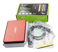 Masterstor 160 Go One Touch Backup disque dur 6,3 cm SATA disque dur externe USB 3.0 Disque Dur Externe portable ultra rapide pour ordinateur portable et PC disque dur Rouge (2 ans de garantie)