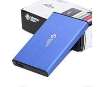 MasterStor 500 Go Disque Dur USB 3.0 Super Rapide Disque Dur 2,5 Pouces pour SATA Portable Disque Dur Externe portatif 1 an Garantie Bleu (500GB)