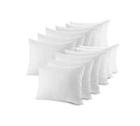 Mastertex The Grand Pillow Protectors Lot de 12 housses de coussin à fermeture éclair en polycoton hypoallergéniques respirantes et silencieuses