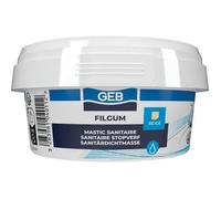GEB Mastic sanitaire Filgum – Résistant 100°C, bonne adhérence – Beige 200 g