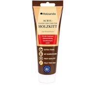 Mastic à bois acrylique renforcé de fibres « Extra fort » pour bois, chêne foncé, tube de 35-250 g