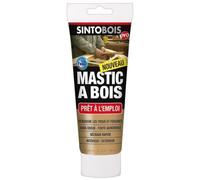 Mastic à bois prêt à l'emploi 400 g bois blond - SINTOBOIS - Rebouchage fissures et trous