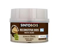Mastic à bois avec durcisseur angles/gros trous blanc 500ml - SINTO - 139791