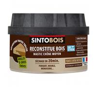 Mastic à bois Sintobois Reconstitue Bois pour parties manquantes - chêne moyen 550G SINTO
