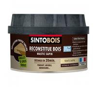 Mastic à bois Sintobois Reconstitue Bois pour parties manquantes - sapin 190G SINTO