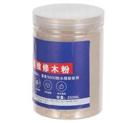 Mastic à Bois Teintable en Poudre 250ml de Peuplier pour Meubles | Réparation Intérieure, Finition Lisse et Forte Adhérence, pour Portes et Usage Bureau ou Maison