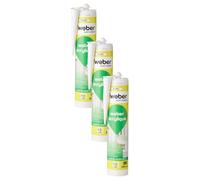 Mastic acrylique, 300 ml, Blanc, weberseal acrylic (Lot de 3)