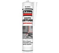 Mastic acrylique bâtiment RUBSON - 300 ml - blanc - 1719593 G