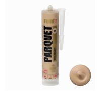 Mastic acrylique bois FOME FLEX Parquet - couleur chêne, élastique et ponçable - jointoiement parquet & plinthes - intérieur