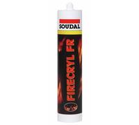 Mastic acrylique - coupe-feu - 15 cartouches - Firecryl SOUDAL