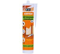 Mastic acrylique Geb - Blanc