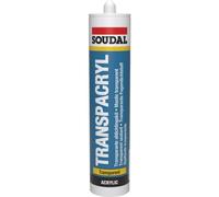 Mastic acrylique - joint et rebouchage - Transpacryl - 15x300ml SOUDAL