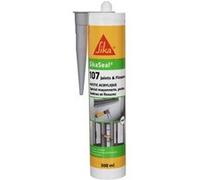 Mastic acrylique SIKA Sikaseal 107 Joint et fissure - Gris - 300ml Gris G