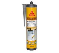 Sika Mastic acrylique SikaSeal-184 Maçonnerie - étanchéité - gris béton - 300 ml