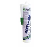 Mastic acrylique - souple - 25 cartouches - blanc - Acryl 306 DEN BRAVEN