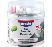 Mastic aluminium + durcisseur 1kg sans styrene PRESTO - 12050
