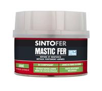 Mastic armé fer SINTOFER sans styrène boite 190g+8g - SINTO - 30900