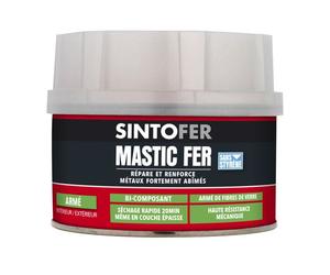 Mastic armé fer SINTOFER sans styrène boite 190g+8g - SINTO - 30900