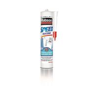 Rubson Mastic sanitaire Bain & Cuisine Express – Longue durée Séchage 1h Blanc 280 ml