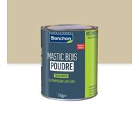 Mastic bois poudre - bi-composant avec eau - sans odeur - bois blanc - 1kg BLANCHON