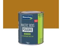 Mastic bois poudre - bi-composant avec eau - sans odeur - chêne clair - 1kg BLANCHON