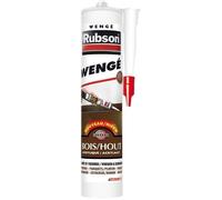 Rubson Maison - Mastic Bois & Parquet couleur Wengé, Mastic acrylique pour tous supports bois et maçonnerie, Joints pour intérieur et extérieur abrité, 280 ml