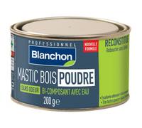 Mastic bois sans odeur poudre - chêne rustique - 200g - Blanchon