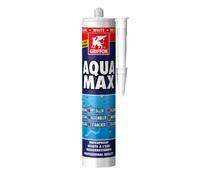 Griffon Mastic-colle Aqua Max – Mastic d'étanchéité spécial piscine, cartouche 425 g blanc