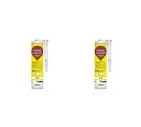 Mastic-colle base PU, Blanc, 300ml, weberseal PU40 (Lot de 2)