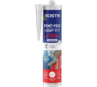 Mastic Colle De Fixation Msp 117 Conditions Extrêmes-Intérieur/Extérieur-Collage Même Sous La Pluie-Mastic Hybride Polymère-Transparent-1 Cartouche 290 Ml