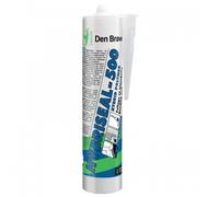 Mastic-colle hybride multiusages tous supports Hybriseal 500 gris DEN BRAVEN