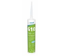 Mastic-colle MS polymère - pour receveur et panneaux - Wedi 610 Wedi