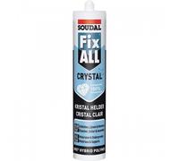 Mastic-colle polymère Fix ALL Crystal hybride SMX transparent 290ML C12 SOUDAL
