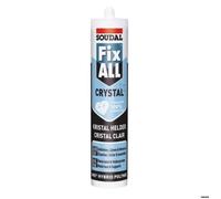Mastic-colle polymère hybride FIX ALL CRYSTAL cartouche 290 ml - SOUDAL 110980