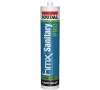 Mastic-colle polymère sanitaire neutre HMX - sans odeur - gris clair - x15 SOUDAL
