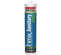 Mastic-colle polymère sanitaire neutre HMX - sans odeur - gris - x15 SOUDAL