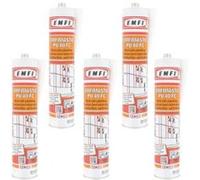 Mastic-colle polyuréthane EMFI PU 40 FC - blanc 300ml x5 Blanc