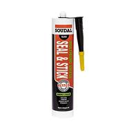 Mastic colle Soudal Multibond SMX 50, colle hybride de montage universel, noir, 290 ml