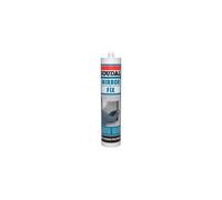 Mastic colle spécial miroir - Soudal - 290 ML - Blanc - Résistante à l'eau - Collage sur supports humides