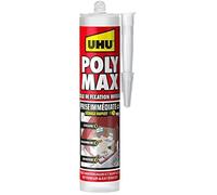 Mastic/colle - UHU - Polymax - Prise immédiate - Résistant à l'eau - Formule inodore